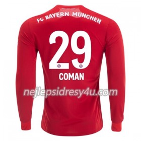 Fotbalový Dres FC Bayern Mnichov Kingsley Coman 29 Domácí 2019/20 Dlouhý Rukáv